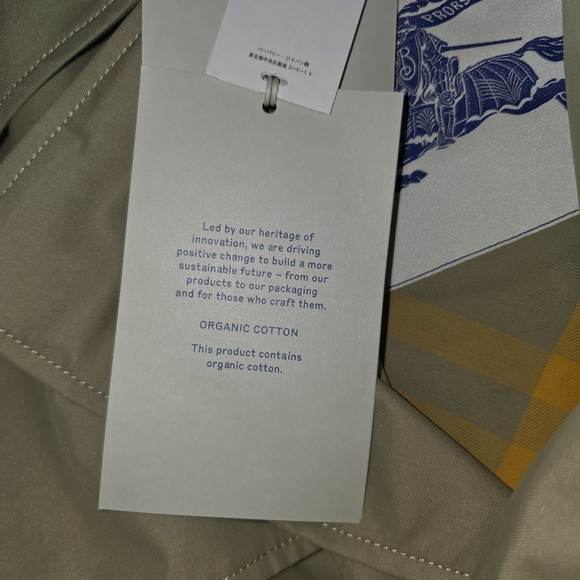 Burberry Trench Coat Khaki Oversized UK 10 US 8 - Never Worn - Picture 9 of 17